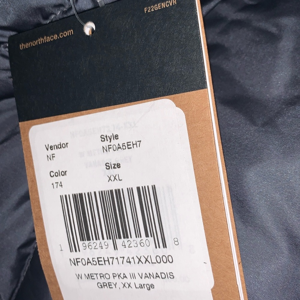 NWT The North Face Metropolis Parka III Jacket Down, XXL - Picture 12 of 15